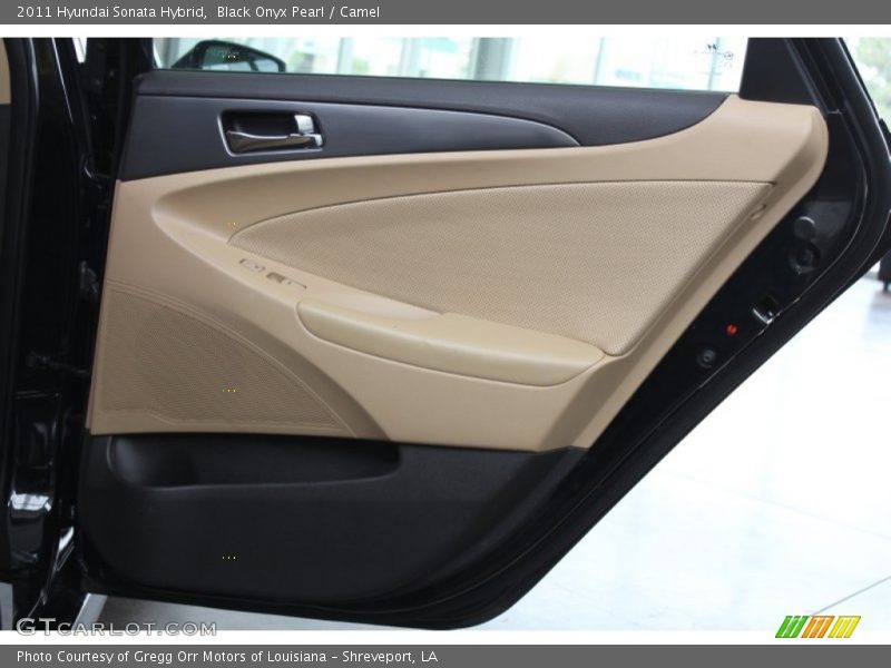 Black Onyx Pearl / Camel 2011 Hyundai Sonata Hybrid