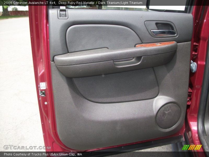 Deep Ruby Red Metallic / Dark Titanium/Light Titanium 2008 Chevrolet Avalanche LT 4x4