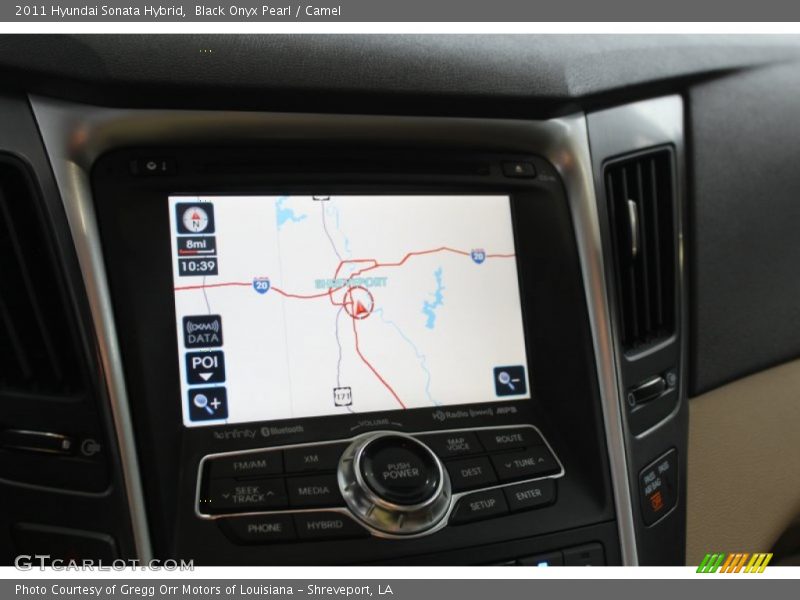 Black Onyx Pearl / Camel 2011 Hyundai Sonata Hybrid