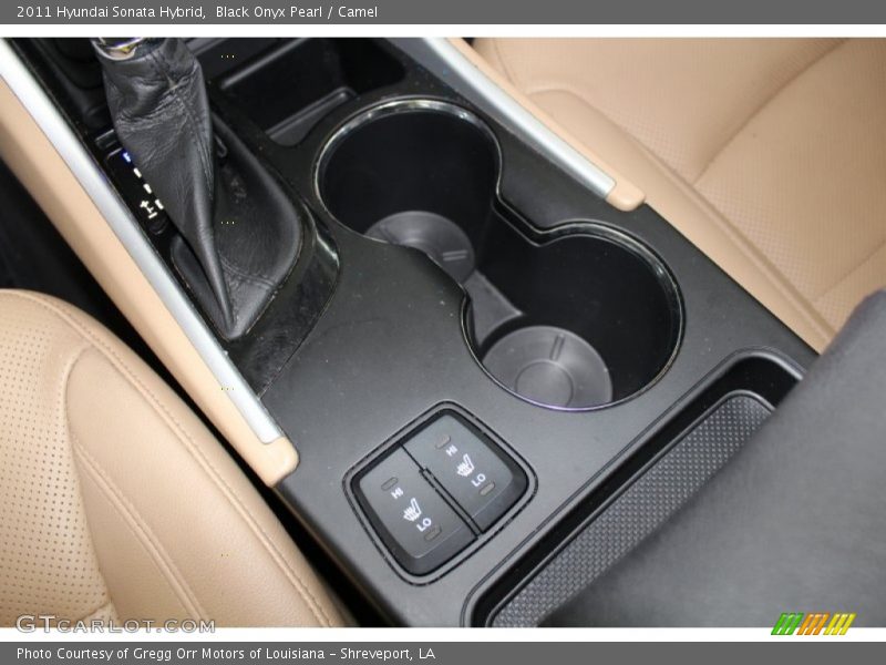Black Onyx Pearl / Camel 2011 Hyundai Sonata Hybrid