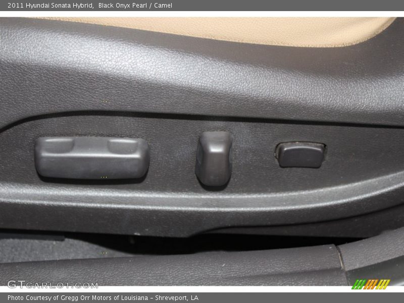 Black Onyx Pearl / Camel 2011 Hyundai Sonata Hybrid
