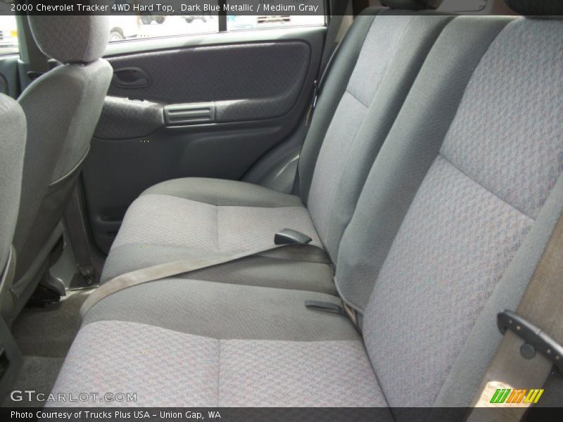 Dark Blue Metallic / Medium Gray 2000 Chevrolet Tracker 4WD Hard Top
