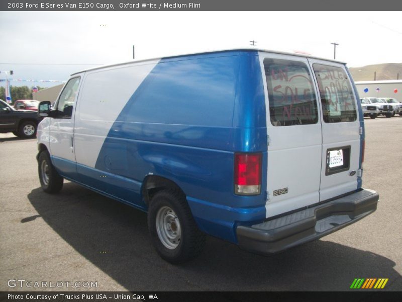 Oxford White / Medium Flint 2003 Ford E Series Van E150 Cargo