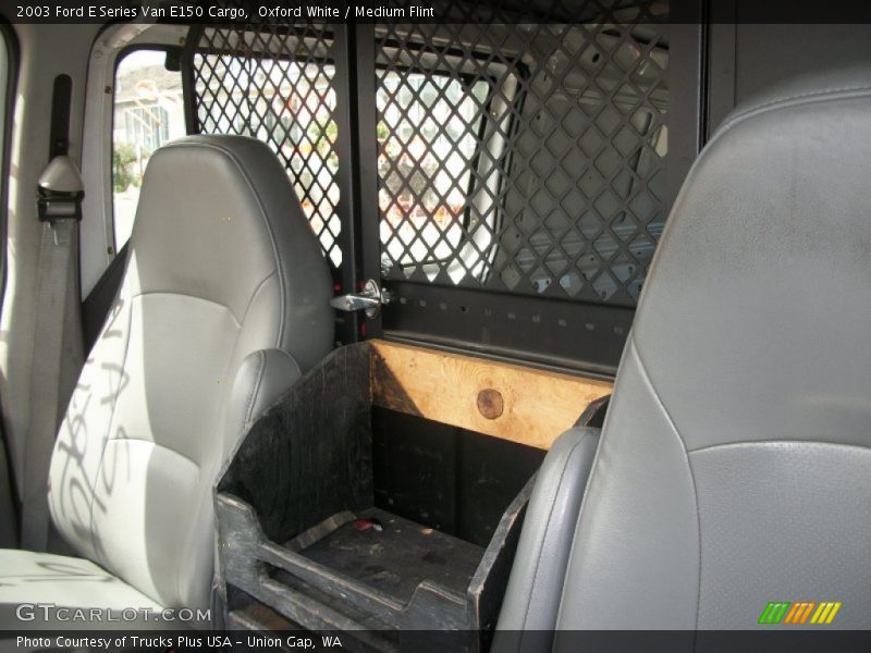 Oxford White / Medium Flint 2003 Ford E Series Van E150 Cargo