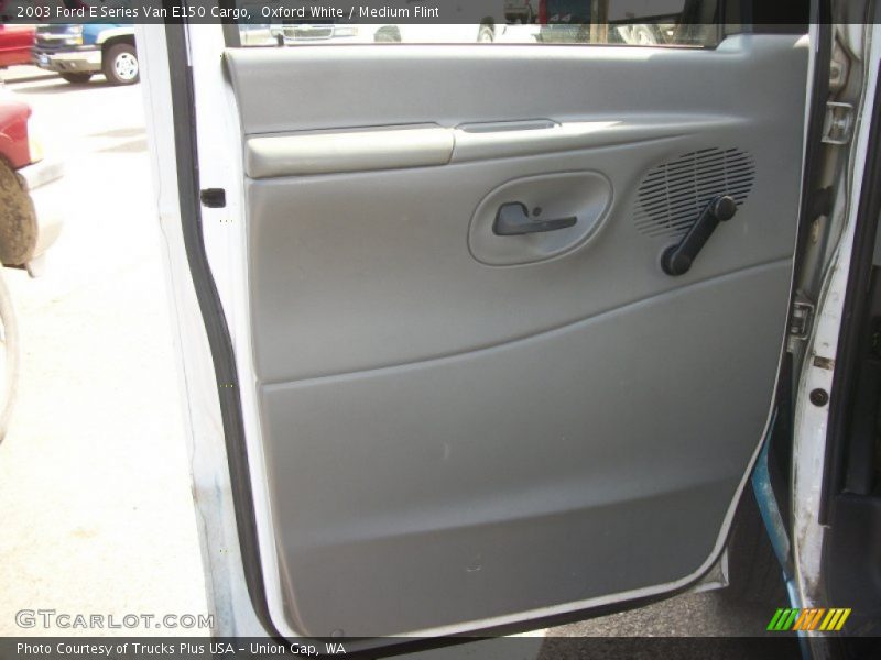 Oxford White / Medium Flint 2003 Ford E Series Van E150 Cargo