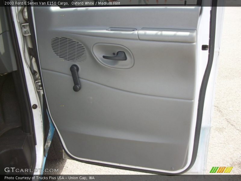 Oxford White / Medium Flint 2003 Ford E Series Van E150 Cargo