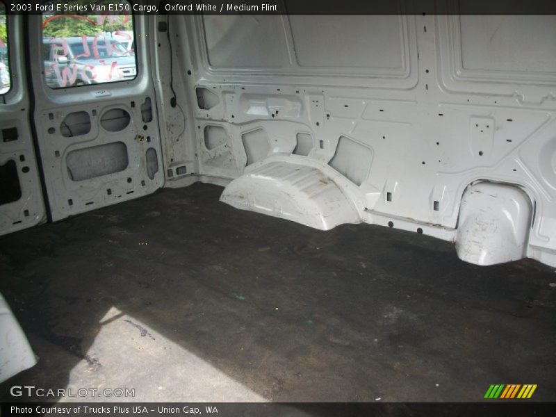 Oxford White / Medium Flint 2003 Ford E Series Van E150 Cargo