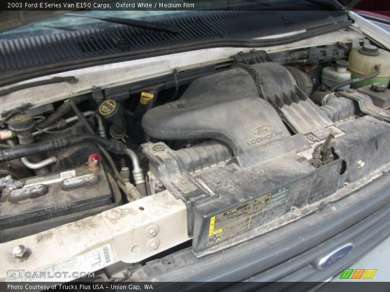 Oxford White / Medium Flint 2003 Ford E Series Van E150 Cargo