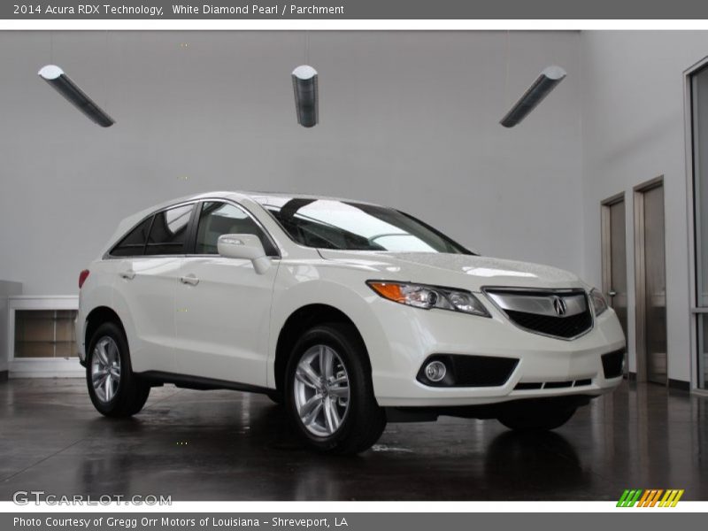 White Diamond Pearl / Parchment 2014 Acura RDX Technology