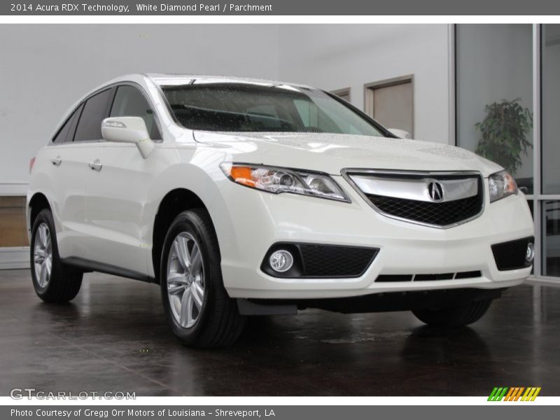 White Diamond Pearl / Parchment 2014 Acura RDX Technology
