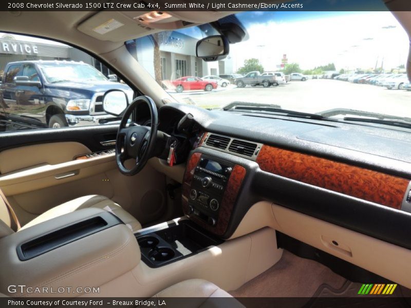 Summit White / Light Cashmere/Ebony Accents 2008 Chevrolet Silverado 1500 LTZ Crew Cab 4x4