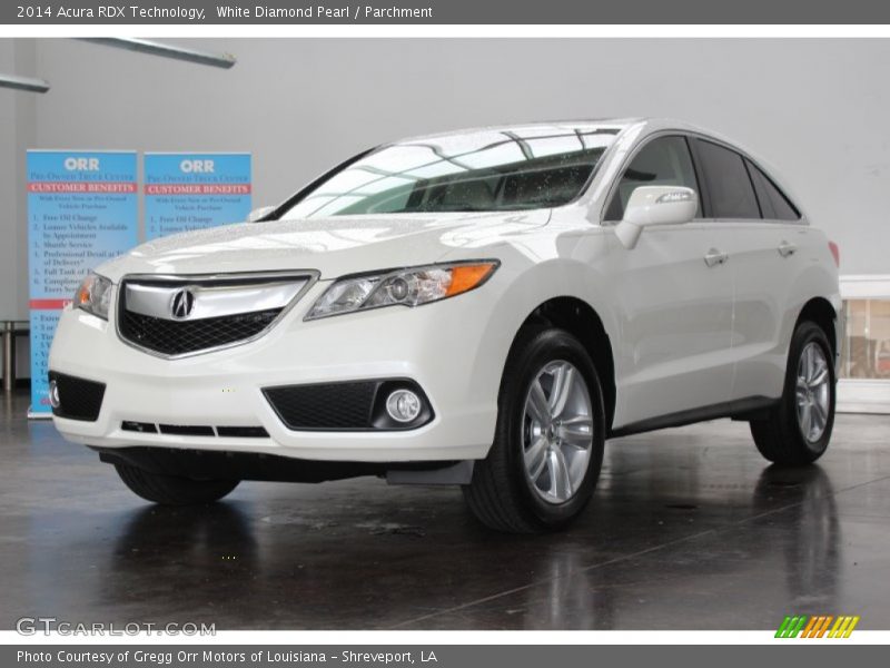 White Diamond Pearl / Parchment 2014 Acura RDX Technology