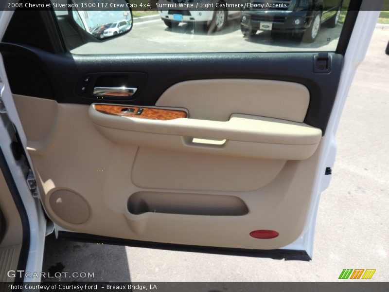 Summit White / Light Cashmere/Ebony Accents 2008 Chevrolet Silverado 1500 LTZ Crew Cab 4x4