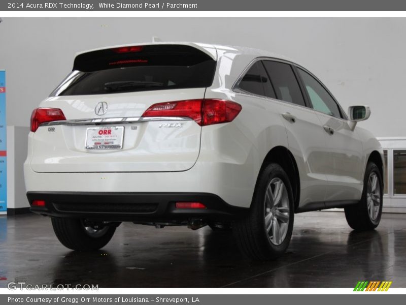 White Diamond Pearl / Parchment 2014 Acura RDX Technology