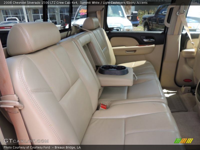 Summit White / Light Cashmere/Ebony Accents 2008 Chevrolet Silverado 1500 LTZ Crew Cab 4x4
