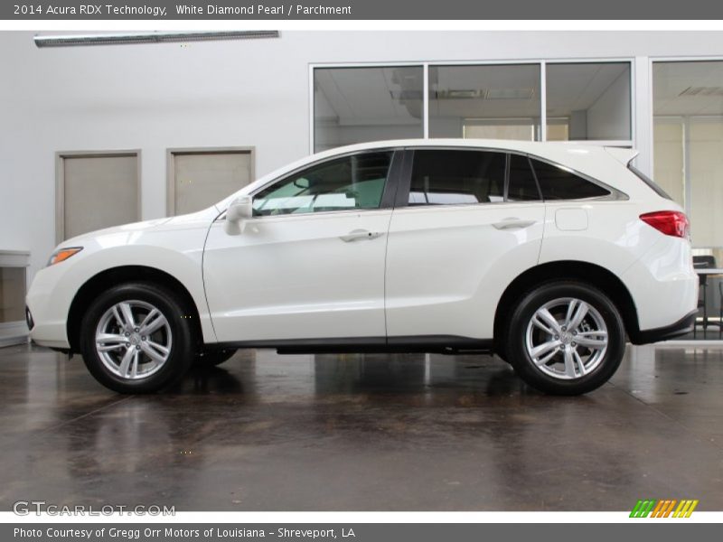 White Diamond Pearl / Parchment 2014 Acura RDX Technology