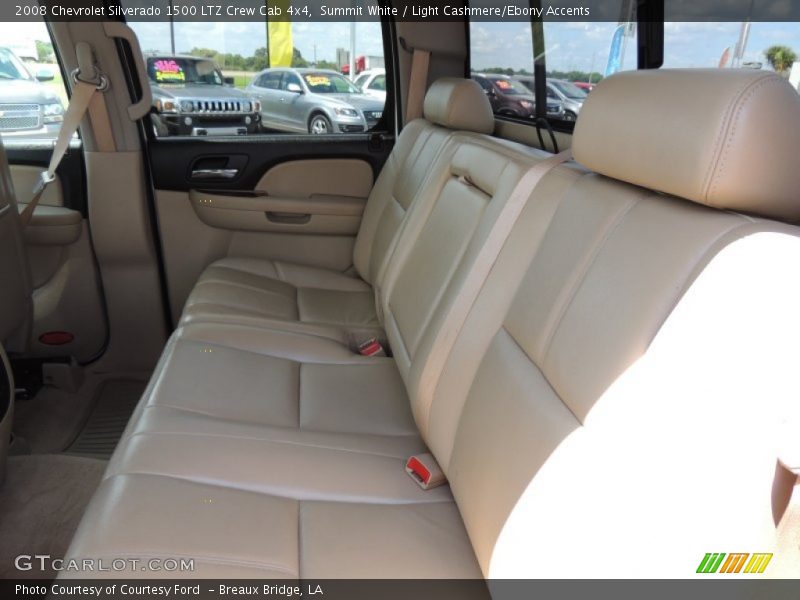 Summit White / Light Cashmere/Ebony Accents 2008 Chevrolet Silverado 1500 LTZ Crew Cab 4x4