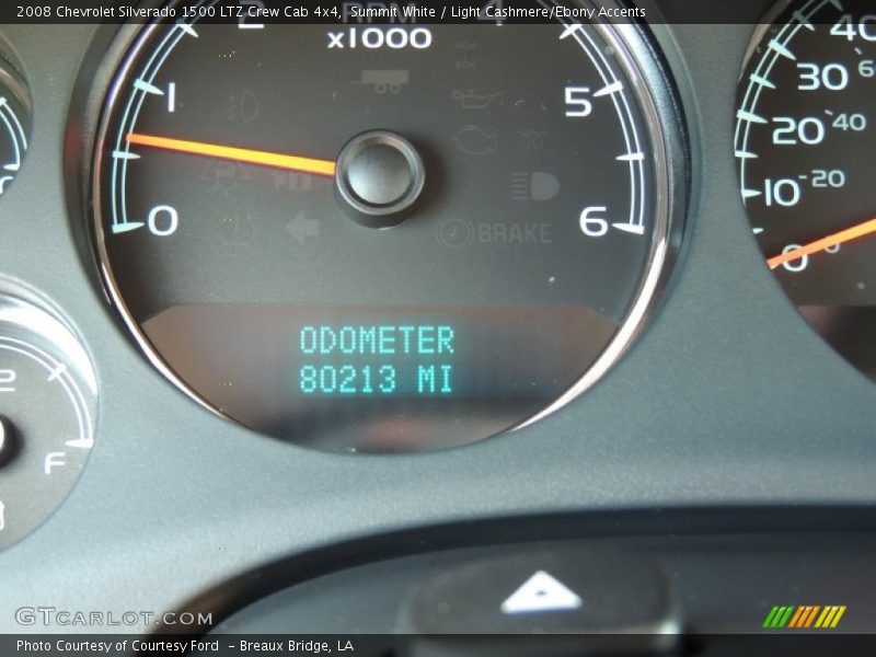 Summit White / Light Cashmere/Ebony Accents 2008 Chevrolet Silverado 1500 LTZ Crew Cab 4x4