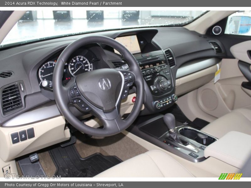 White Diamond Pearl / Parchment 2014 Acura RDX Technology