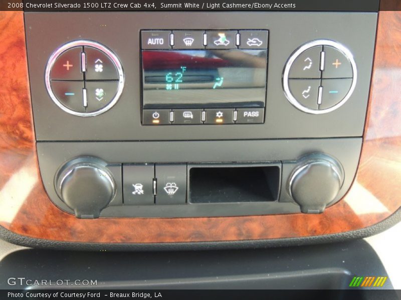Summit White / Light Cashmere/Ebony Accents 2008 Chevrolet Silverado 1500 LTZ Crew Cab 4x4
