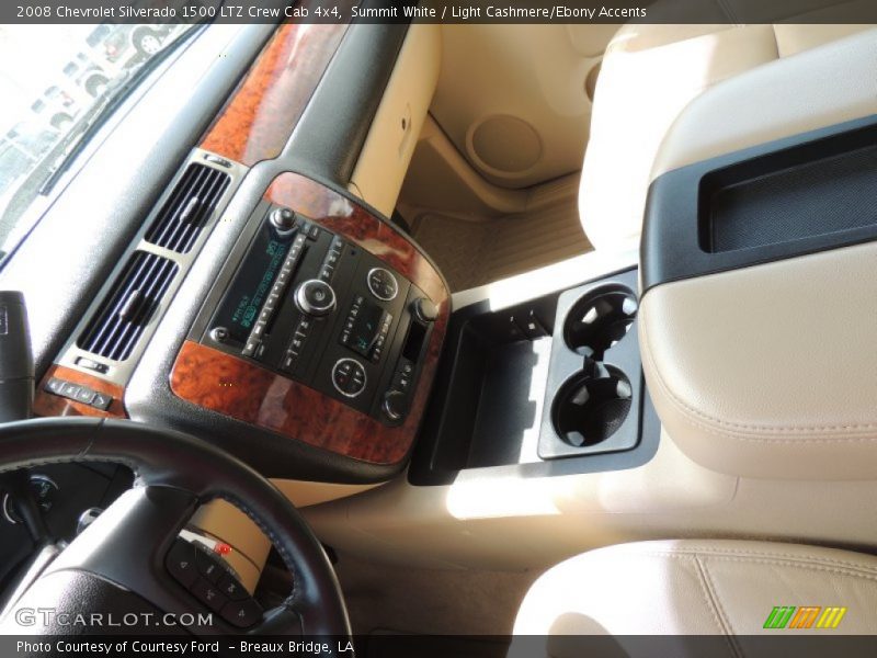 Summit White / Light Cashmere/Ebony Accents 2008 Chevrolet Silverado 1500 LTZ Crew Cab 4x4