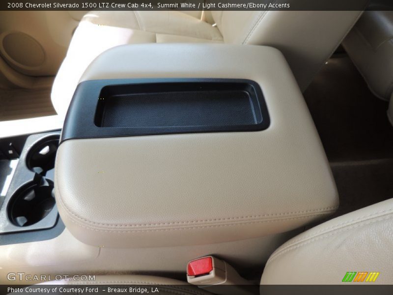 Summit White / Light Cashmere/Ebony Accents 2008 Chevrolet Silverado 1500 LTZ Crew Cab 4x4