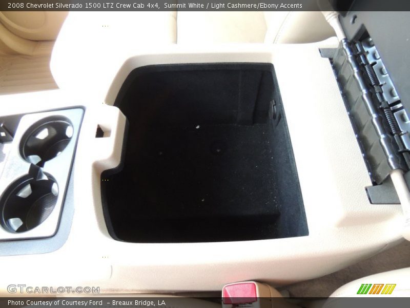 Summit White / Light Cashmere/Ebony Accents 2008 Chevrolet Silverado 1500 LTZ Crew Cab 4x4
