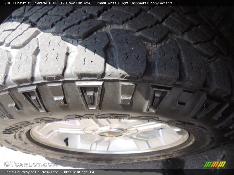 Summit White / Light Cashmere/Ebony Accents 2008 Chevrolet Silverado 1500 LTZ Crew Cab 4x4