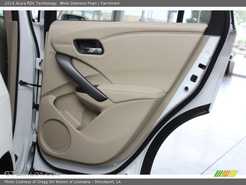 White Diamond Pearl / Parchment 2014 Acura RDX Technology