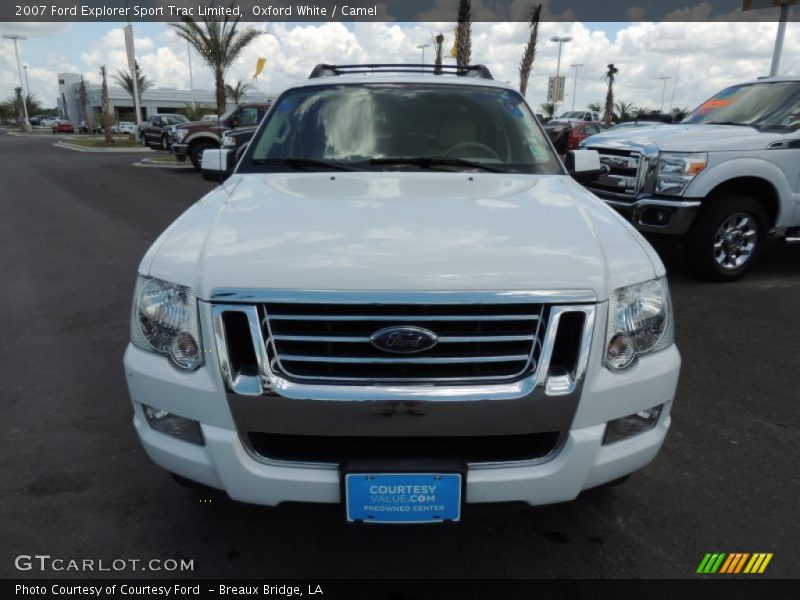 Oxford White / Camel 2007 Ford Explorer Sport Trac Limited