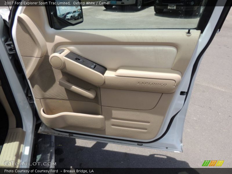 Oxford White / Camel 2007 Ford Explorer Sport Trac Limited