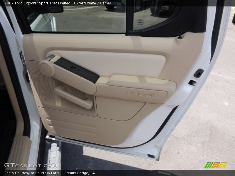 Oxford White / Camel 2007 Ford Explorer Sport Trac Limited
