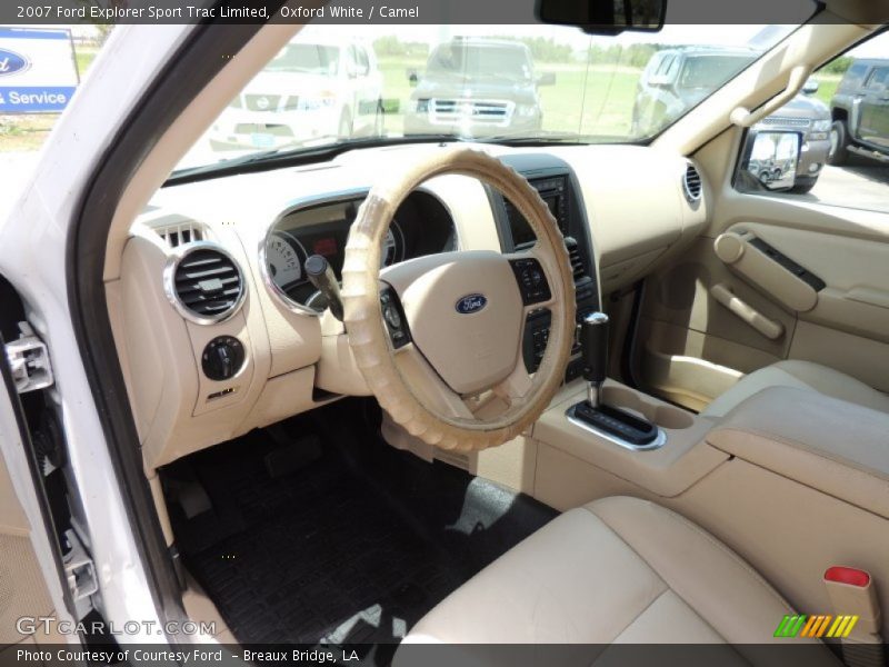 Oxford White / Camel 2007 Ford Explorer Sport Trac Limited