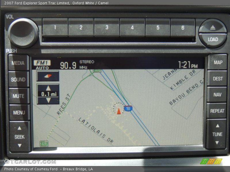 Oxford White / Camel 2007 Ford Explorer Sport Trac Limited
