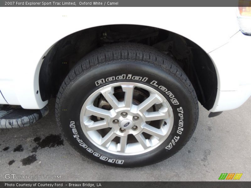 Oxford White / Camel 2007 Ford Explorer Sport Trac Limited