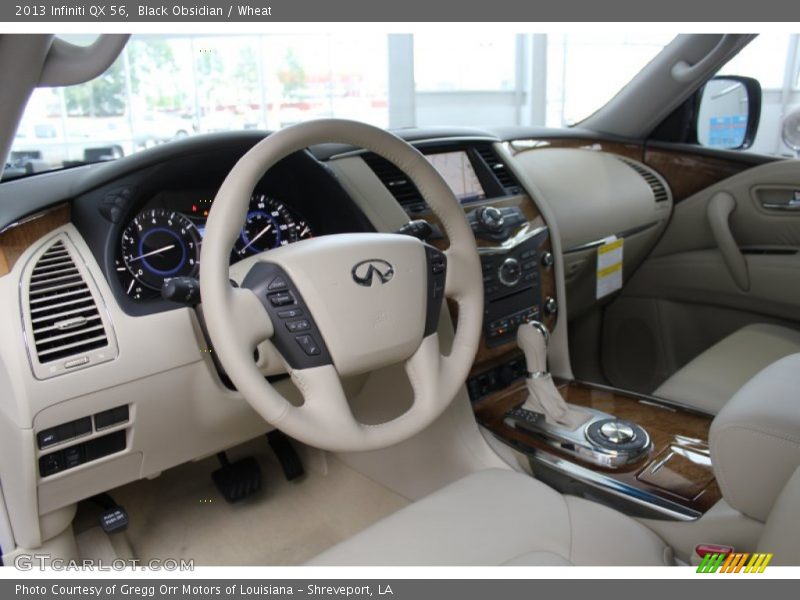 Black Obsidian / Wheat 2013 Infiniti QX 56