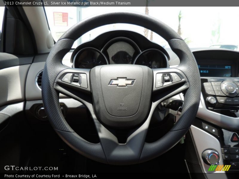 Silver Ice Metallic / Jet Black/Medium Titanium 2013 Chevrolet Cruze LS
