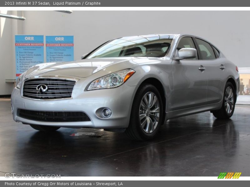 Liquid Platinum / Graphite 2013 Infiniti M 37 Sedan