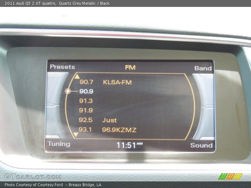 Quartz Grey Metallic / Black 2011 Audi Q5 2.0T quattro