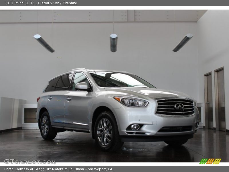 Glacial Silver / Graphite 2013 Infiniti JX 35