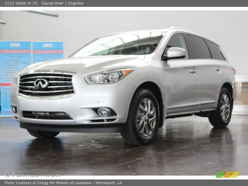 Glacial Silver / Graphite 2013 Infiniti JX 35