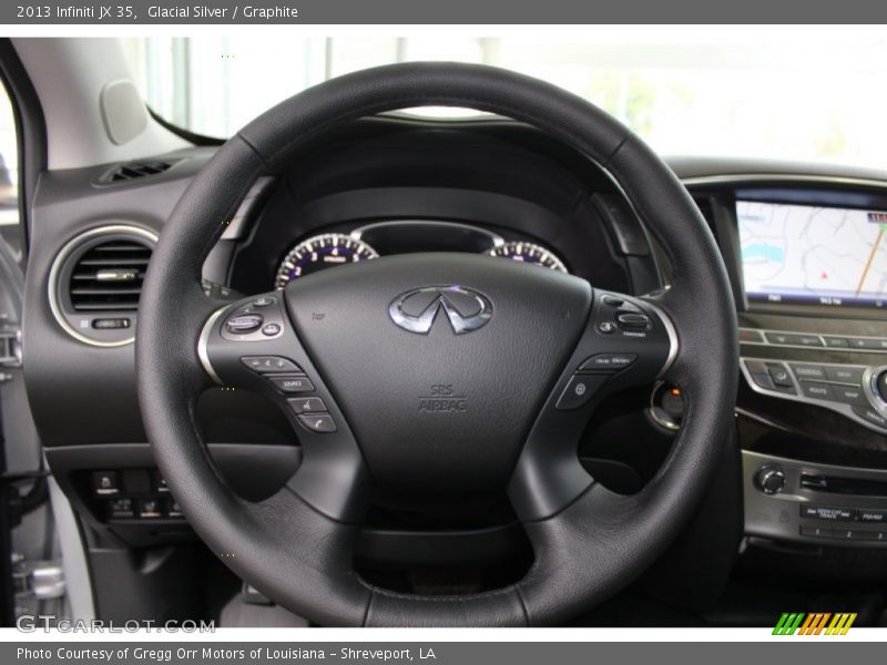 Glacial Silver / Graphite 2013 Infiniti JX 35