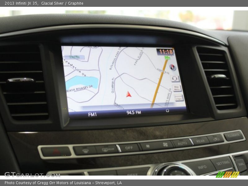 Glacial Silver / Graphite 2013 Infiniti JX 35