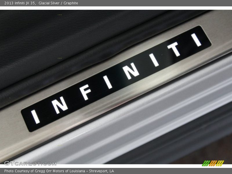 Glacial Silver / Graphite 2013 Infiniti JX 35