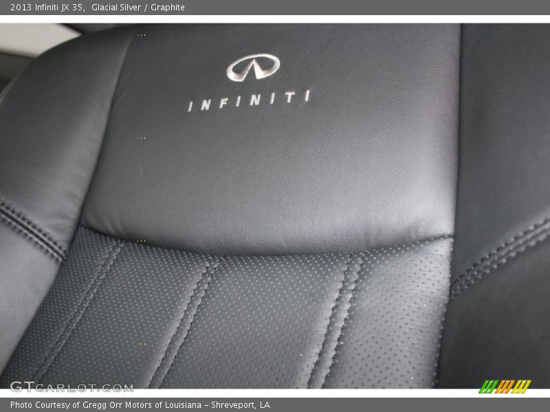 Glacial Silver / Graphite 2013 Infiniti JX 35