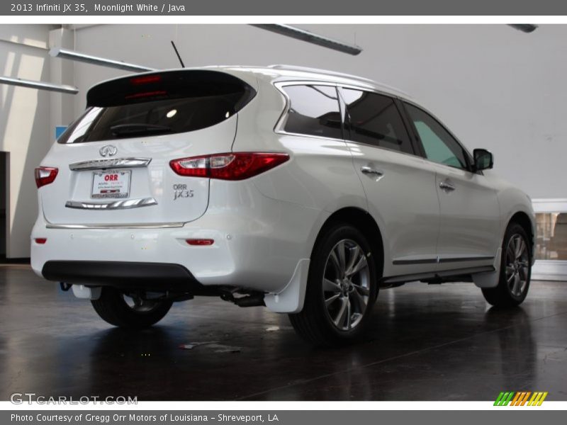 Moonlight White / Java 2013 Infiniti JX 35