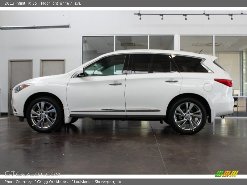 Moonlight White / Java 2013 Infiniti JX 35