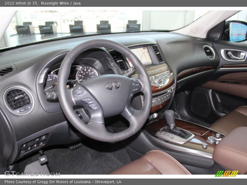Moonlight White / Java 2013 Infiniti JX 35