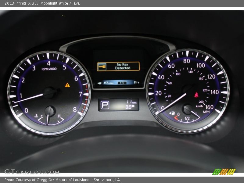Moonlight White / Java 2013 Infiniti JX 35