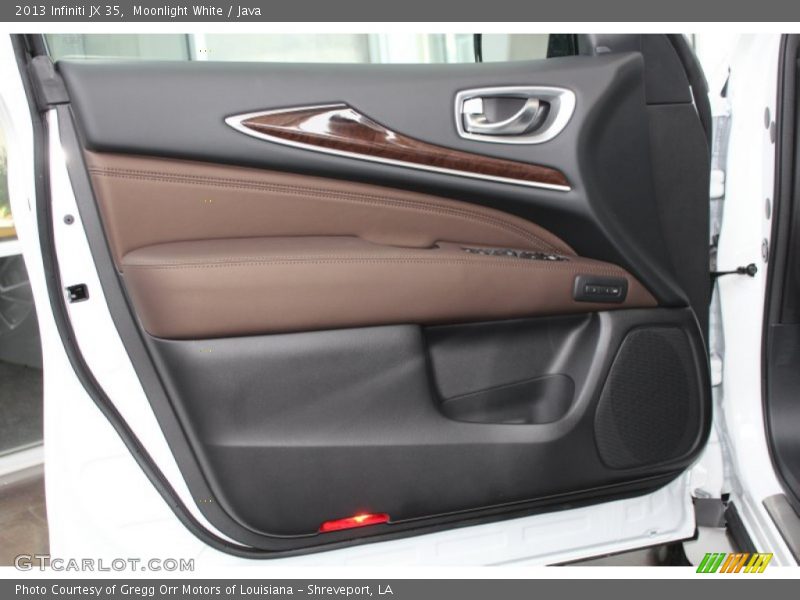 Moonlight White / Java 2013 Infiniti JX 35